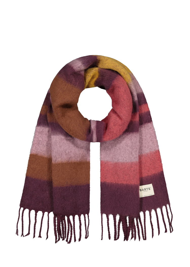 Women Eluzabeth Scarf dark red