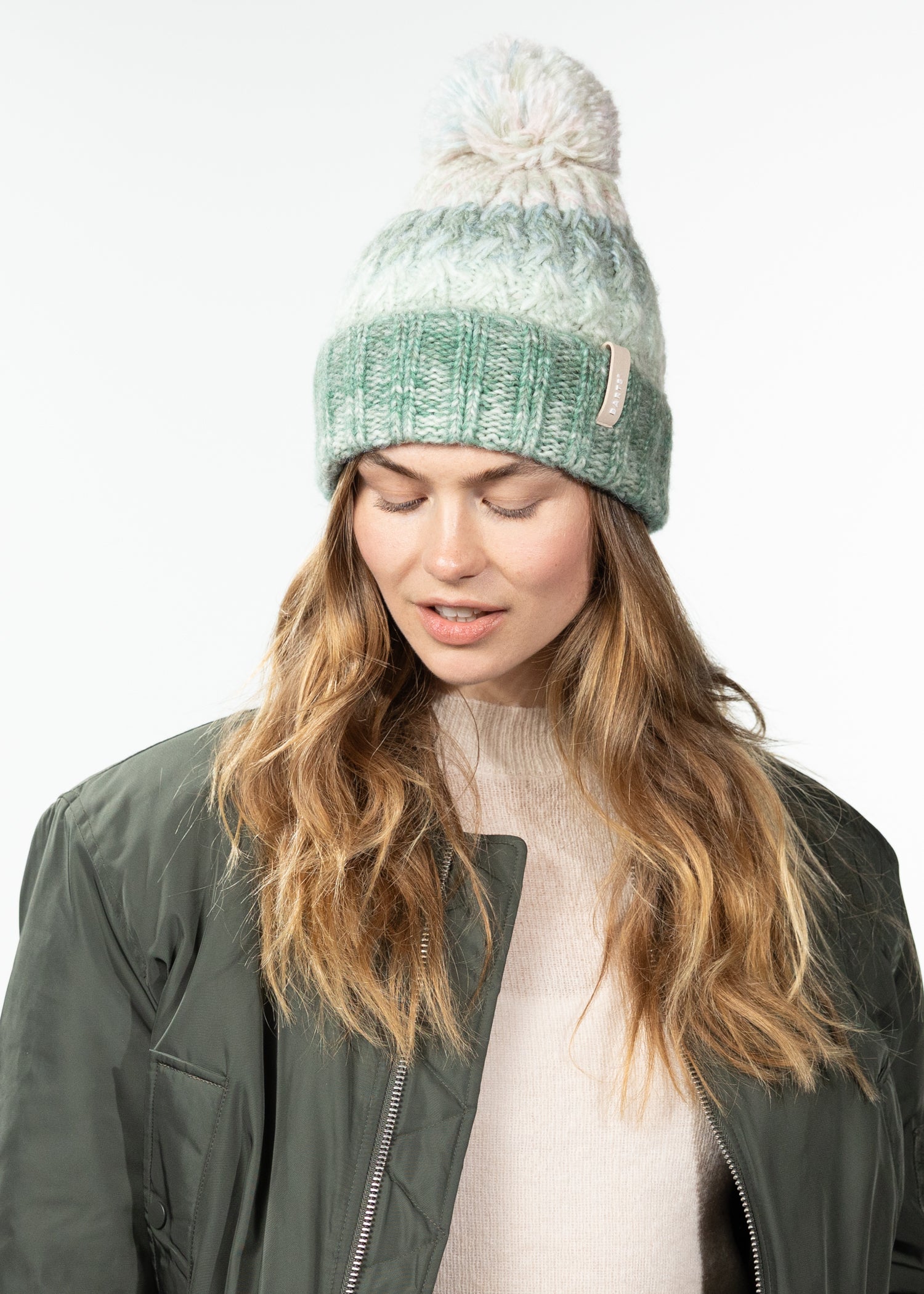 Women Catbird Beanie pale army - Front