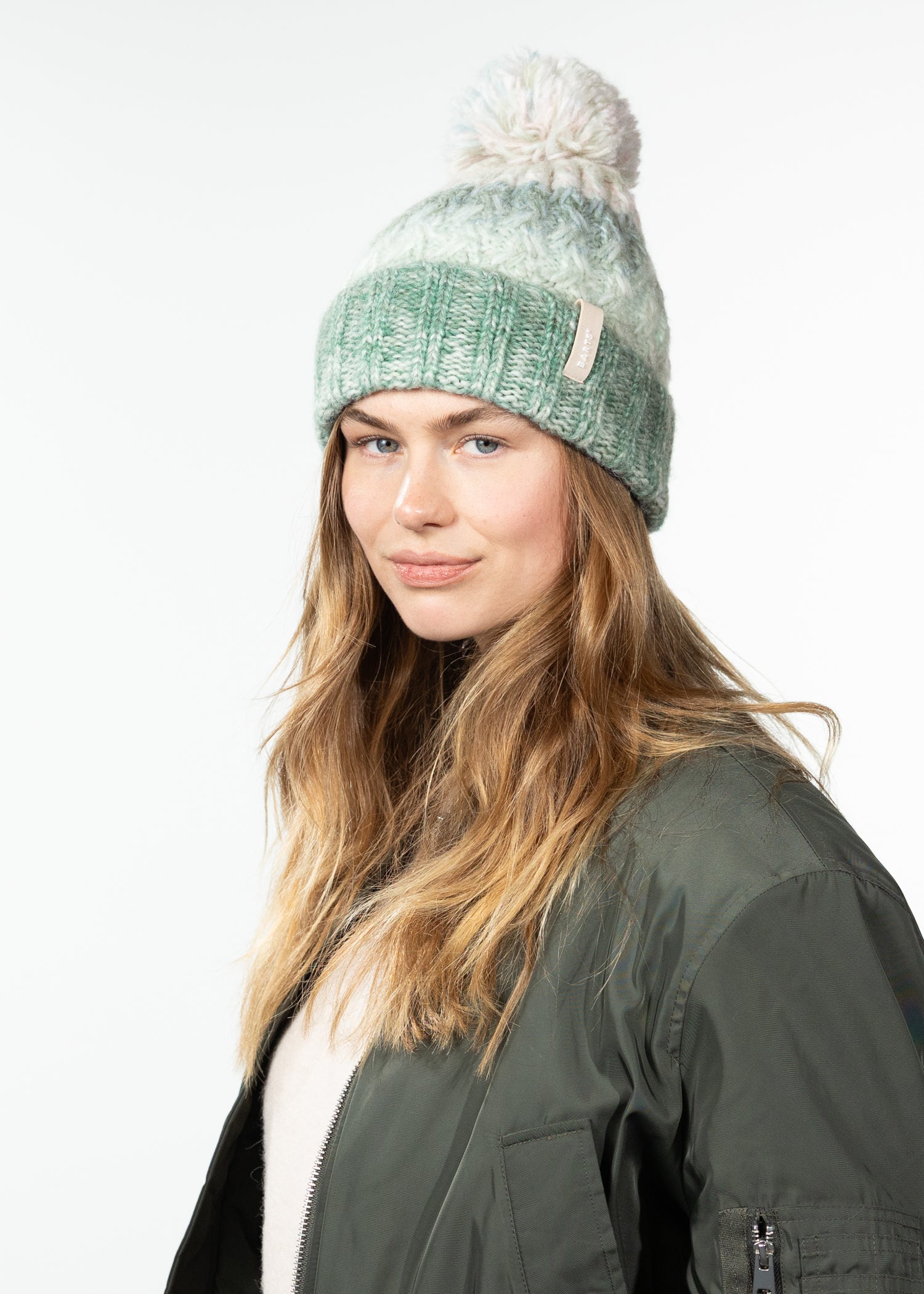 Women Catbird Beanie pale army - Side