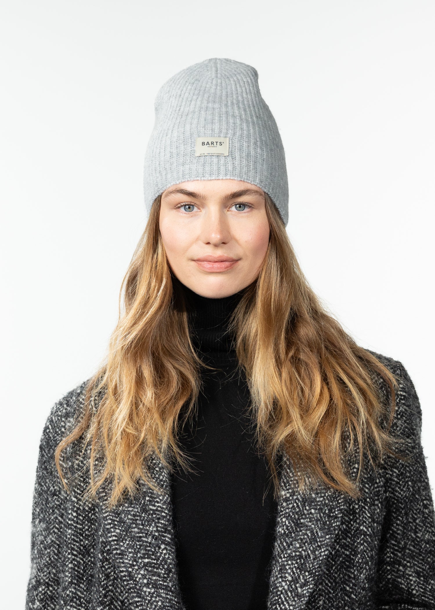 Women Darty Beanie heather grey - Front