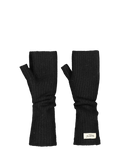 Women Darty Fingerless Gloves black