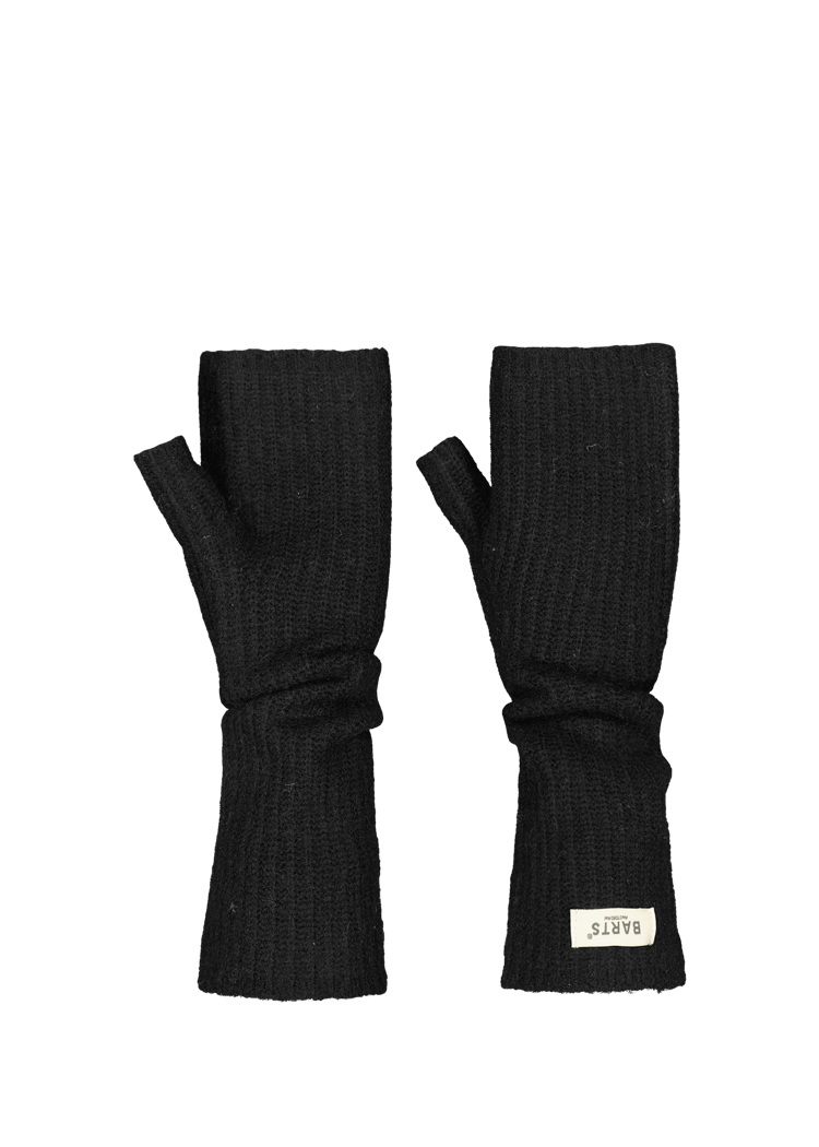 Women Darty Fingerless Gloves black