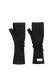 Women Darty Fingerless Gloves black
