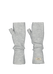 Women Darty Fingerless Gloves heather grey