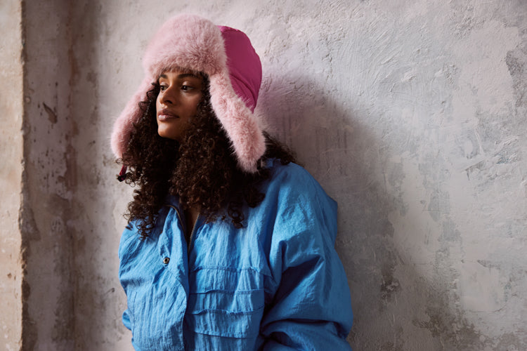 Women Hawka Bomber pink - Model