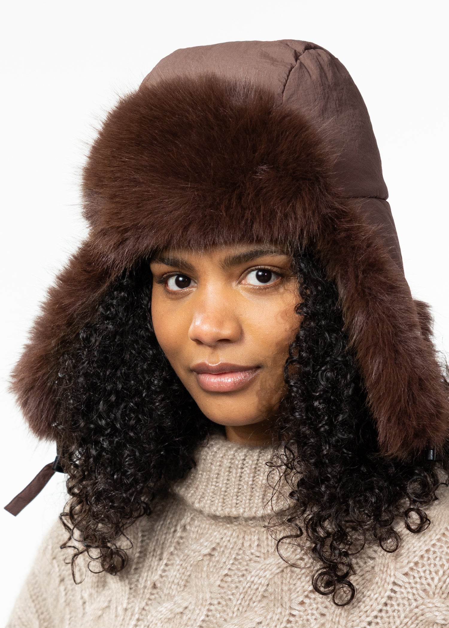 Women Hawka Bomber dark brown - Side
