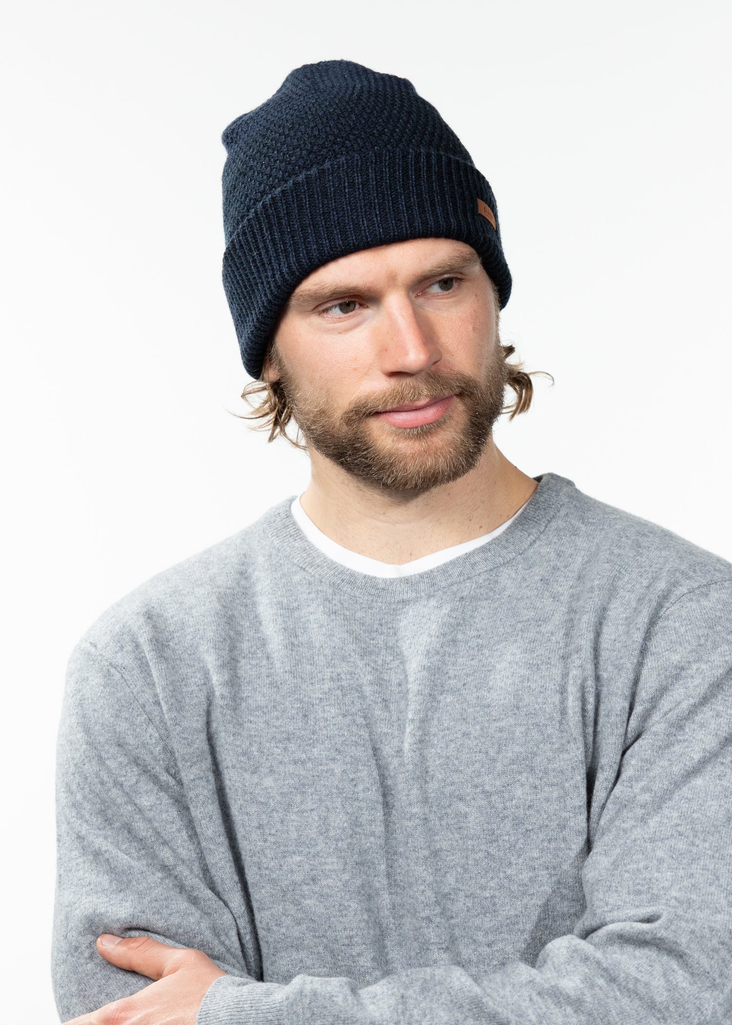 Men Ail Beanie black - Front