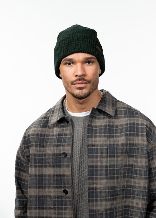 Men Ail Beanie bottle green - Front