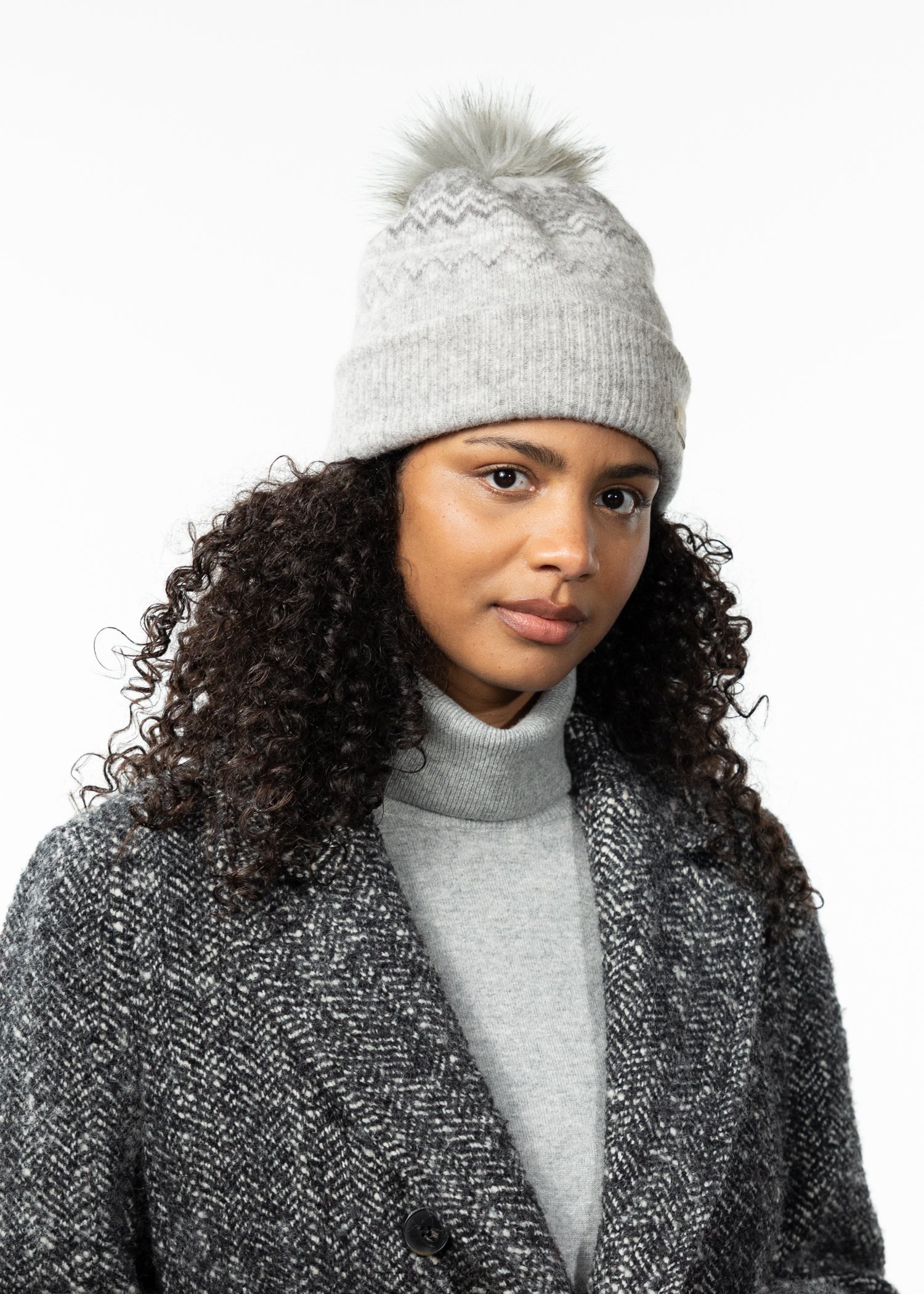 Women Woodstar Beanie heather grey - Side