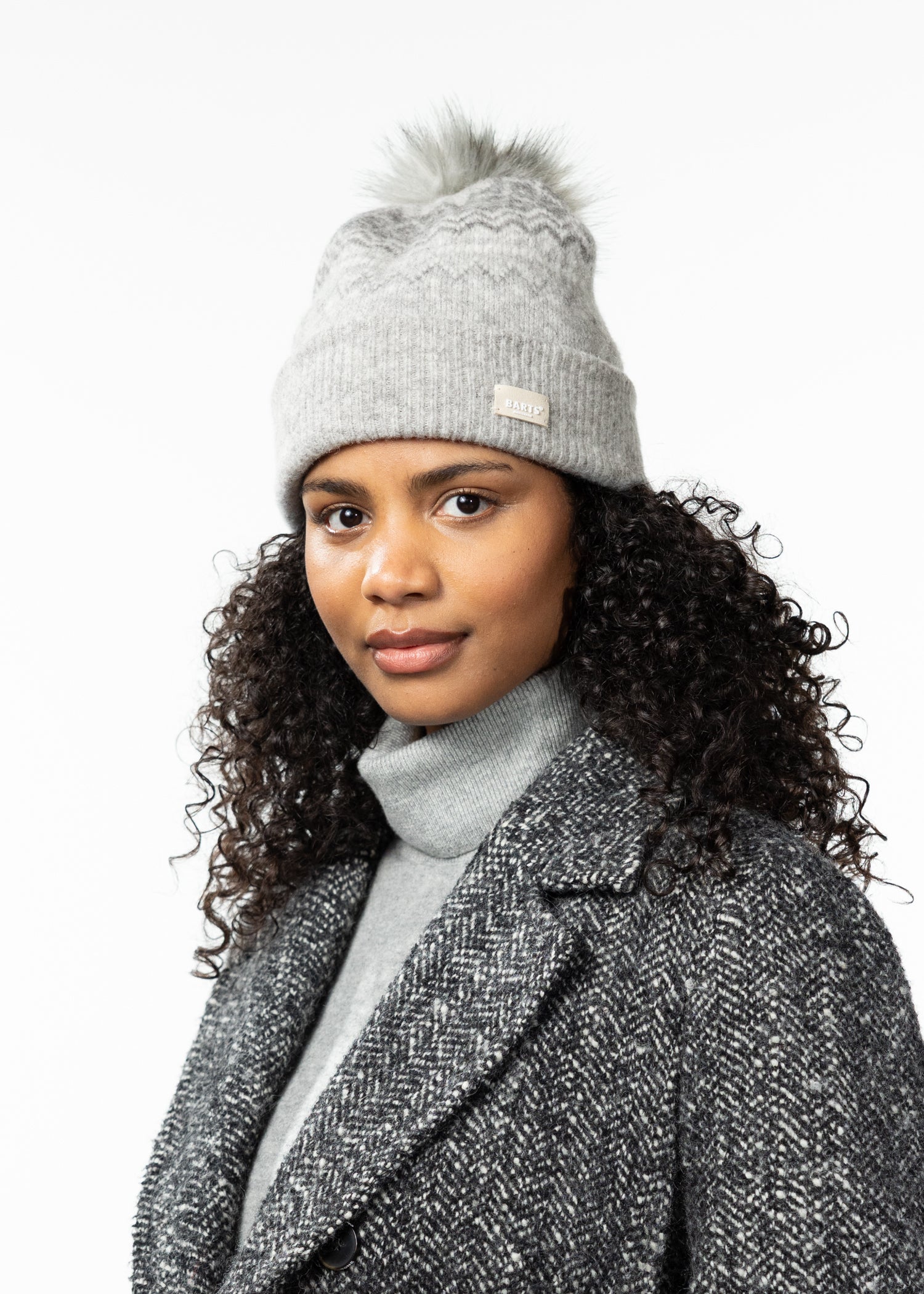Women Woodstar Beanie heather grey - Side