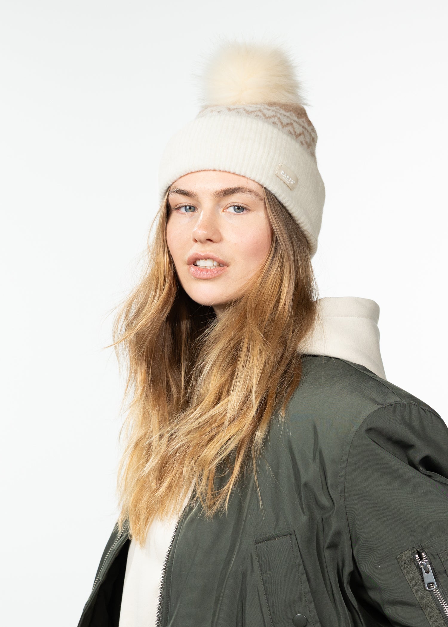 Women Woodstar Beanie cream - Side