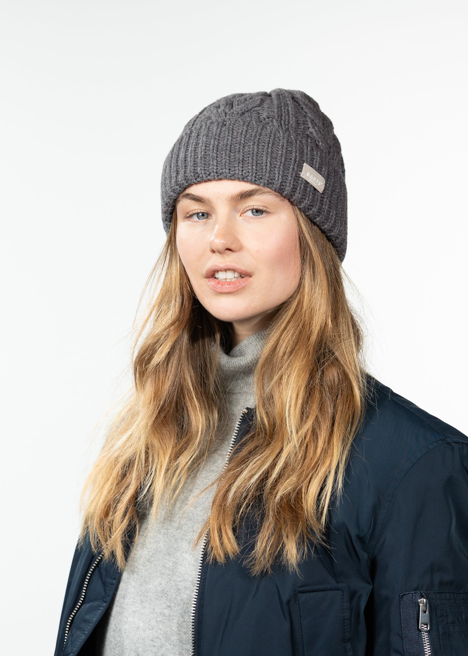 Women Zirani Beanie dark heather - Side