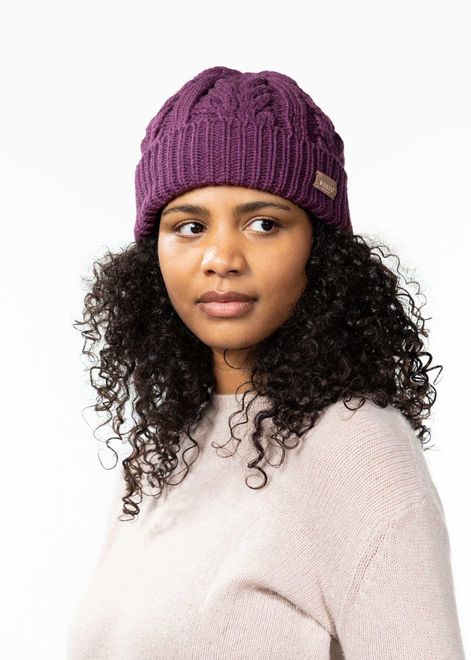 Women Zirani Beanie aubergine - Side