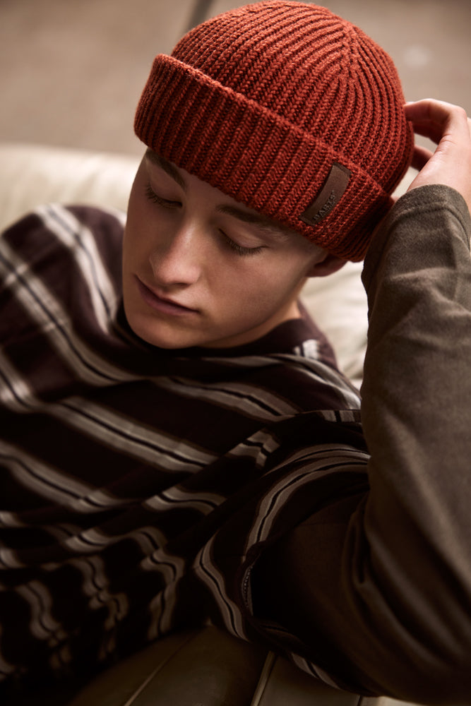 Men Alexon Beanie brick - Model