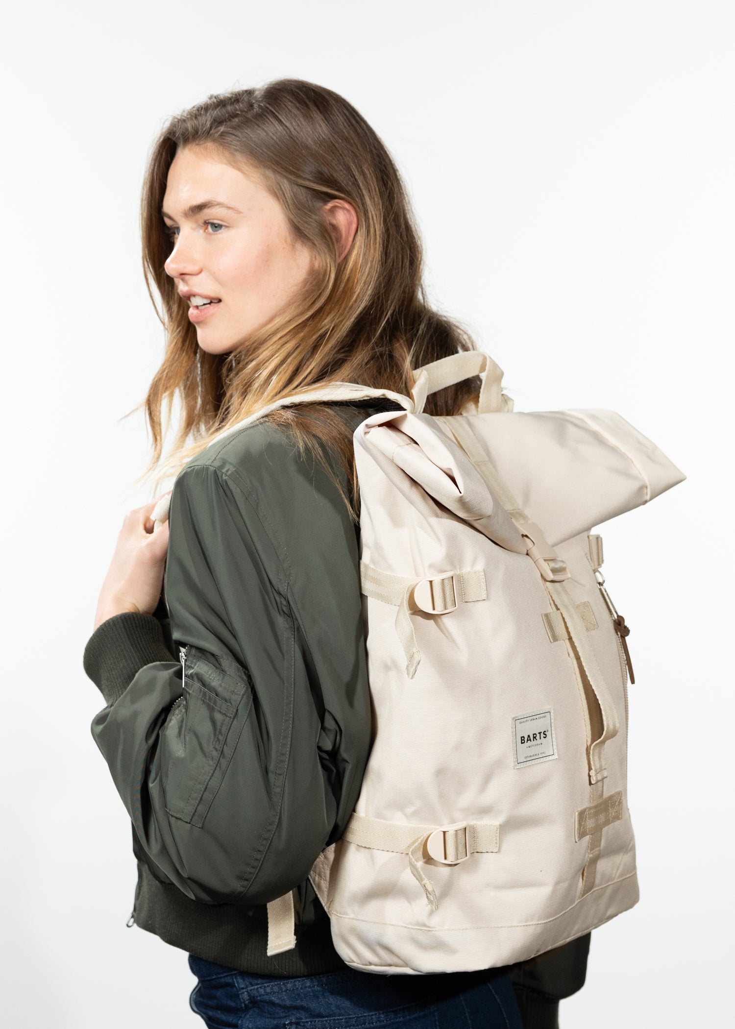 Bags Mountain Backpack cream - Front
