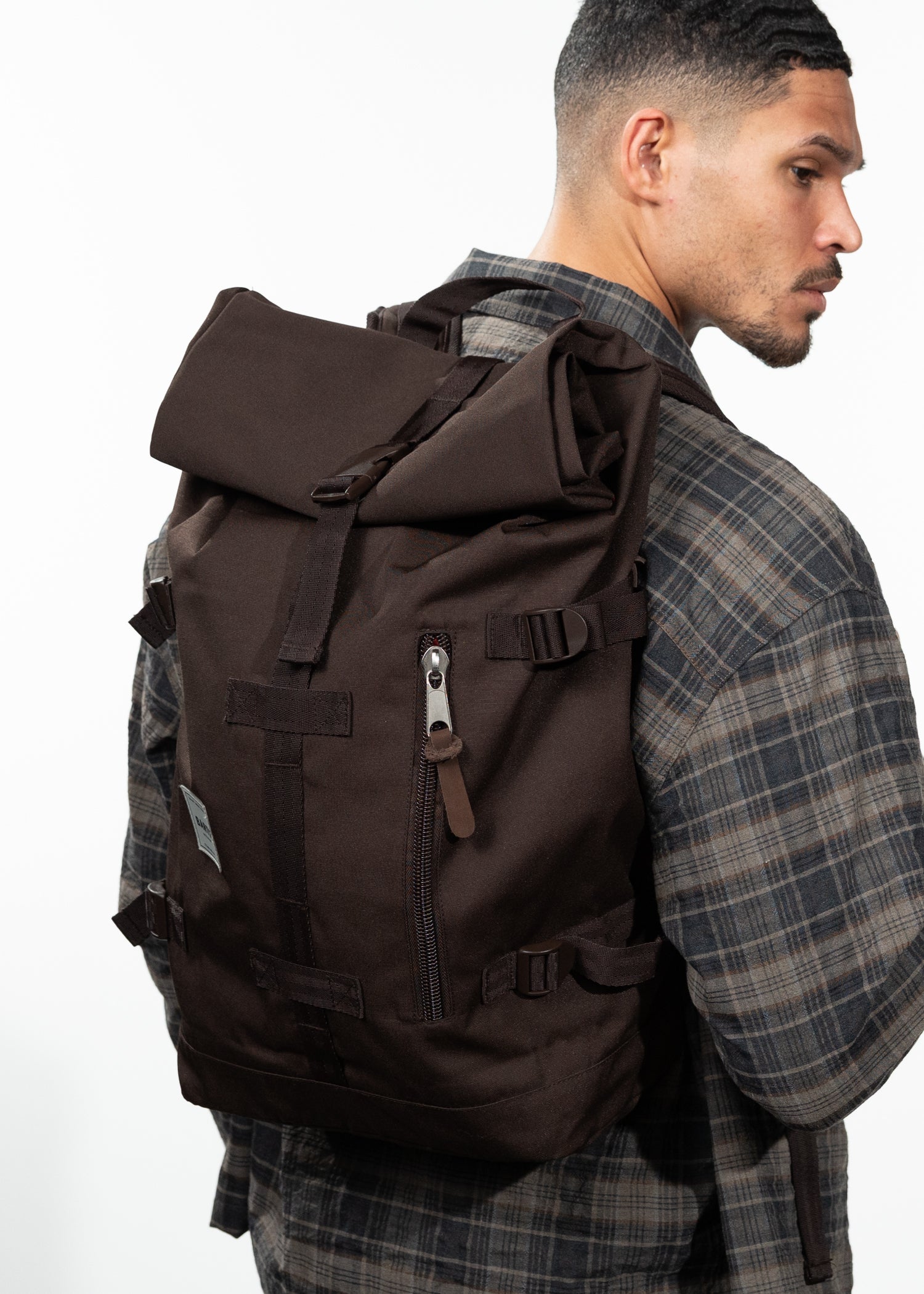 Bags Mountain Backpack dark brown - Front
