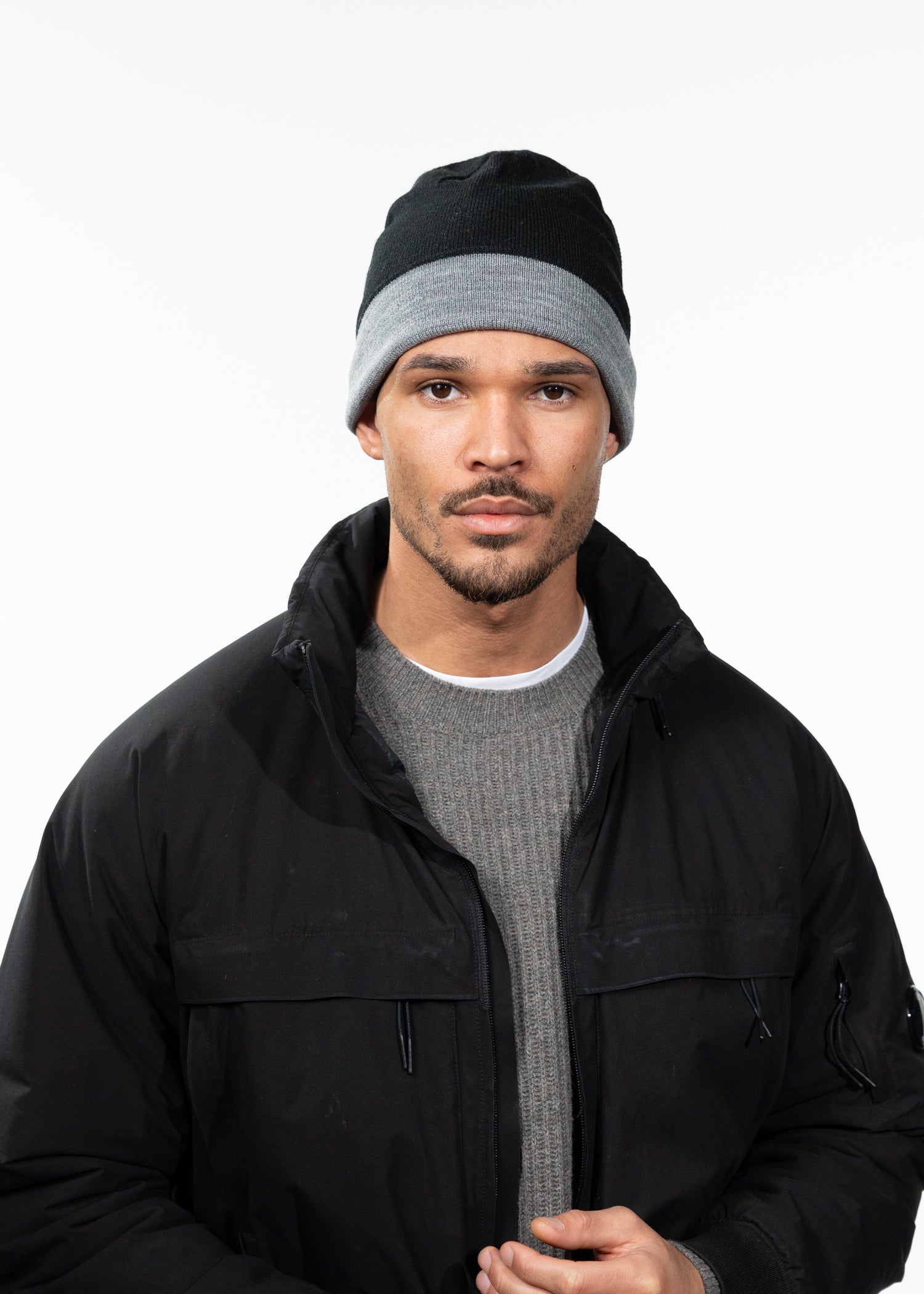 Unisex Eclipse Beanie black - Front
