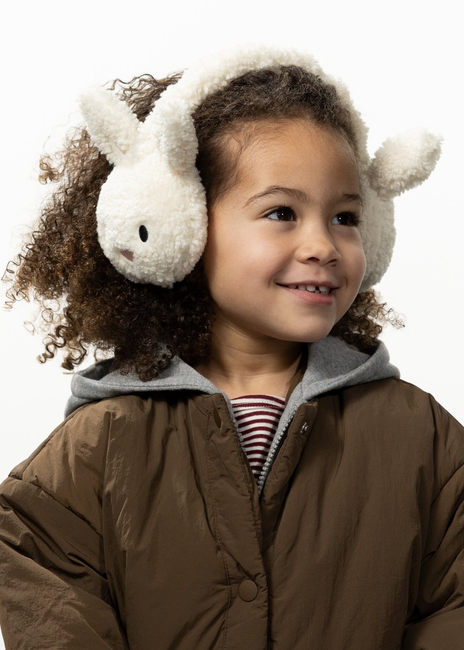 Kids Teddy Earmuffs cream - Side