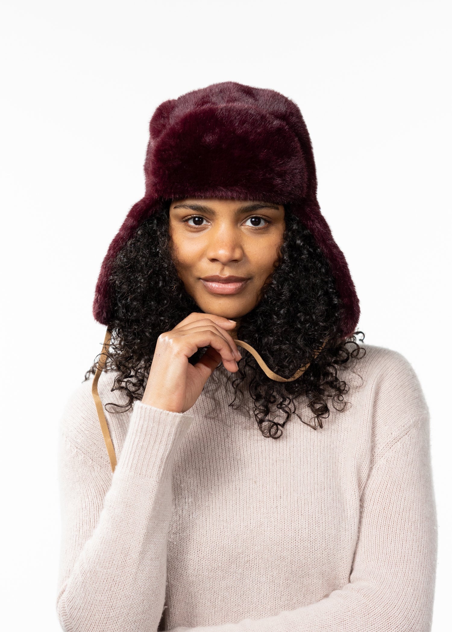 Women Lucerne Bomber aubergine - Front