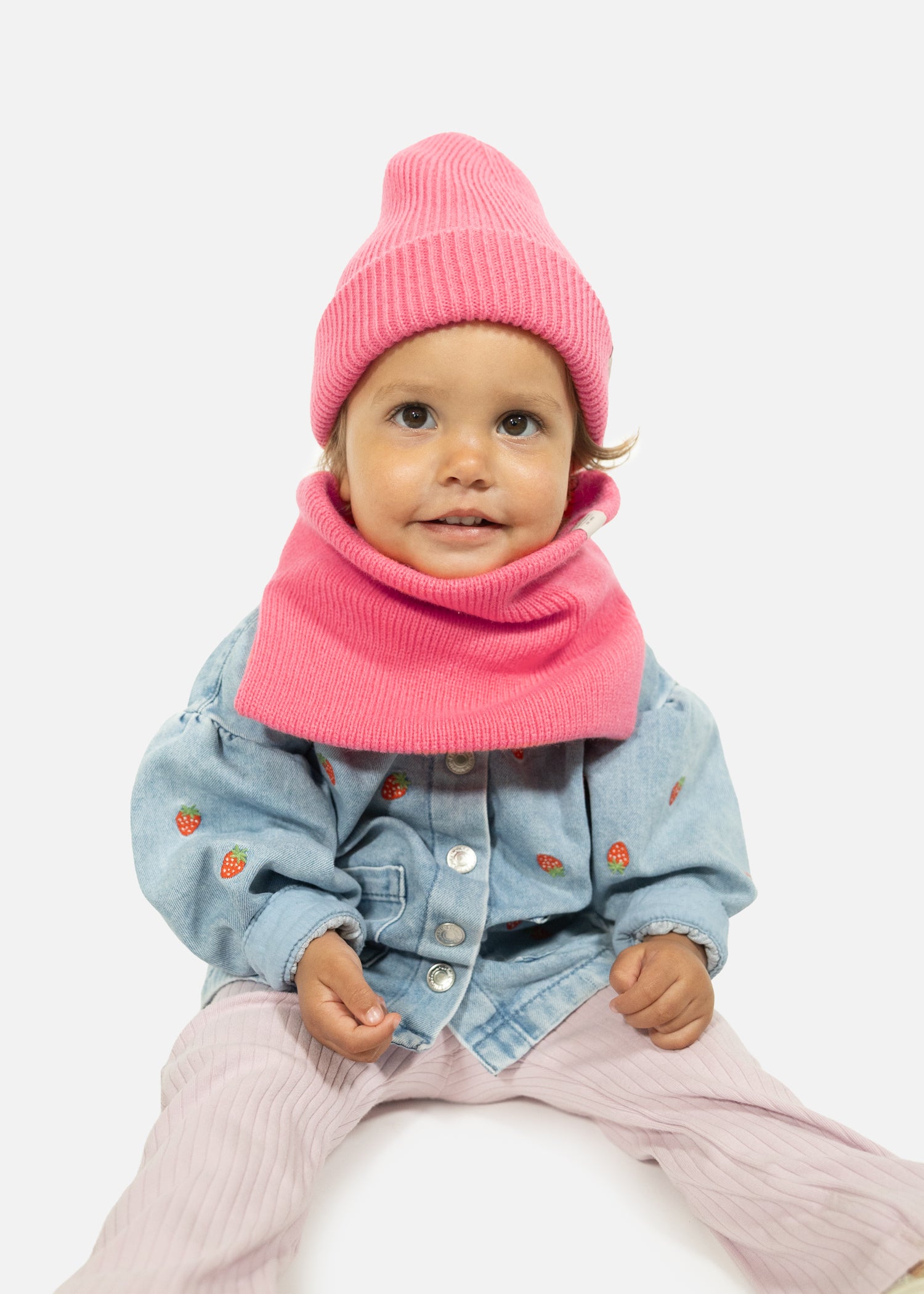 Kids Kinabalu Beanie Kids pink - Front