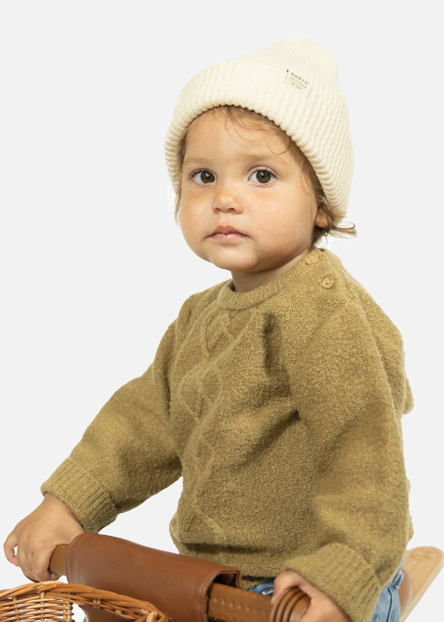 Kids Kinabalu Beanie Kids wheat - Front