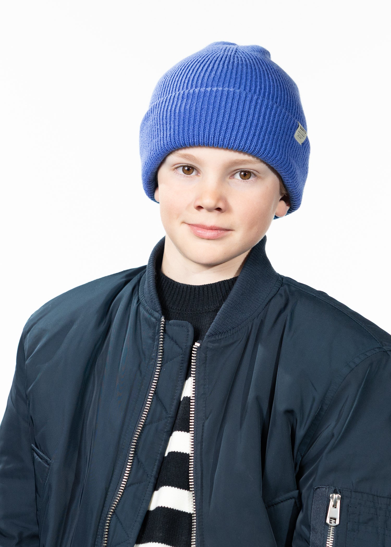 Kids Kinabalu Beanie Kids bright blue - Front