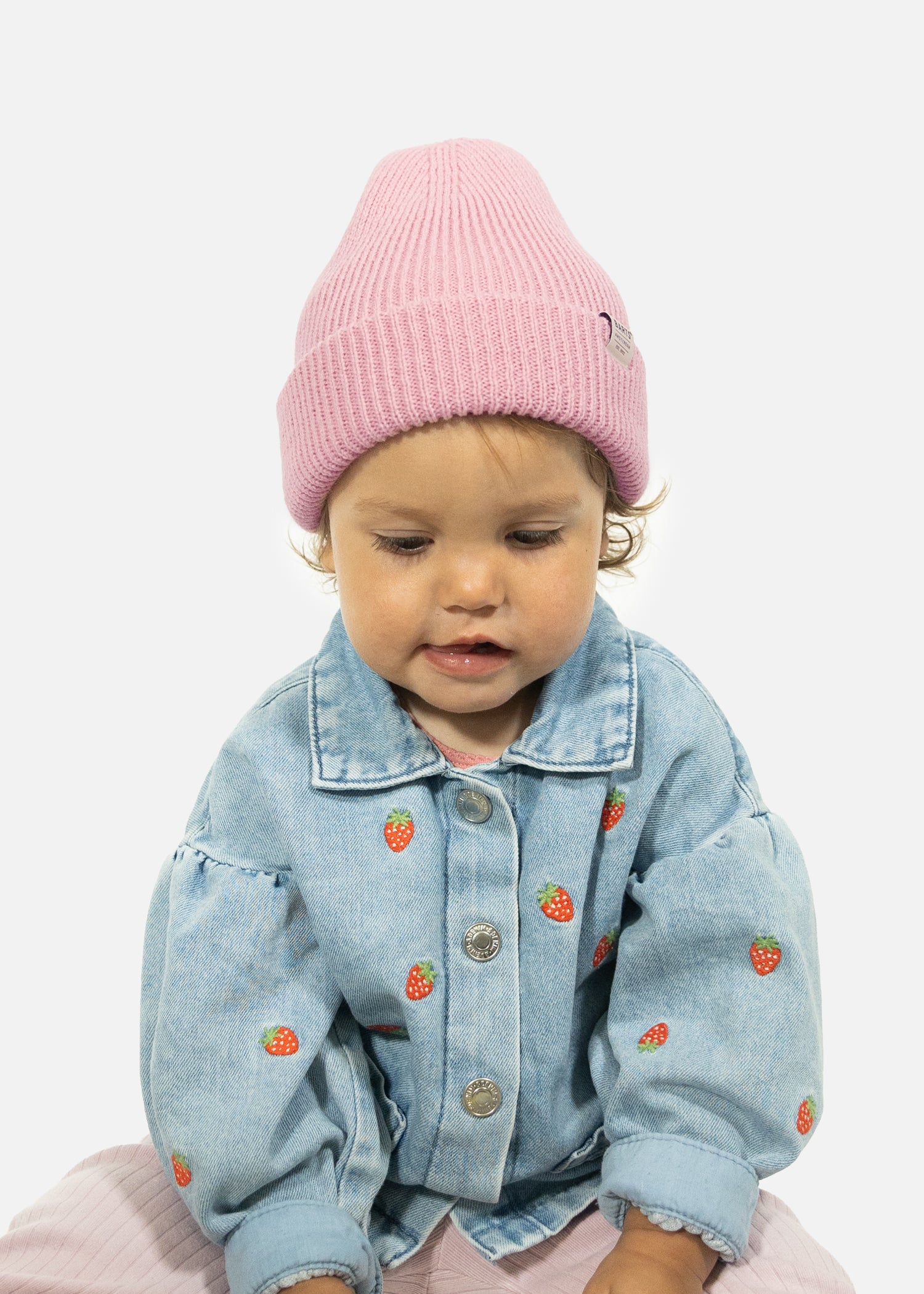 Kids Kinabalu Beanie Kids rose - Front