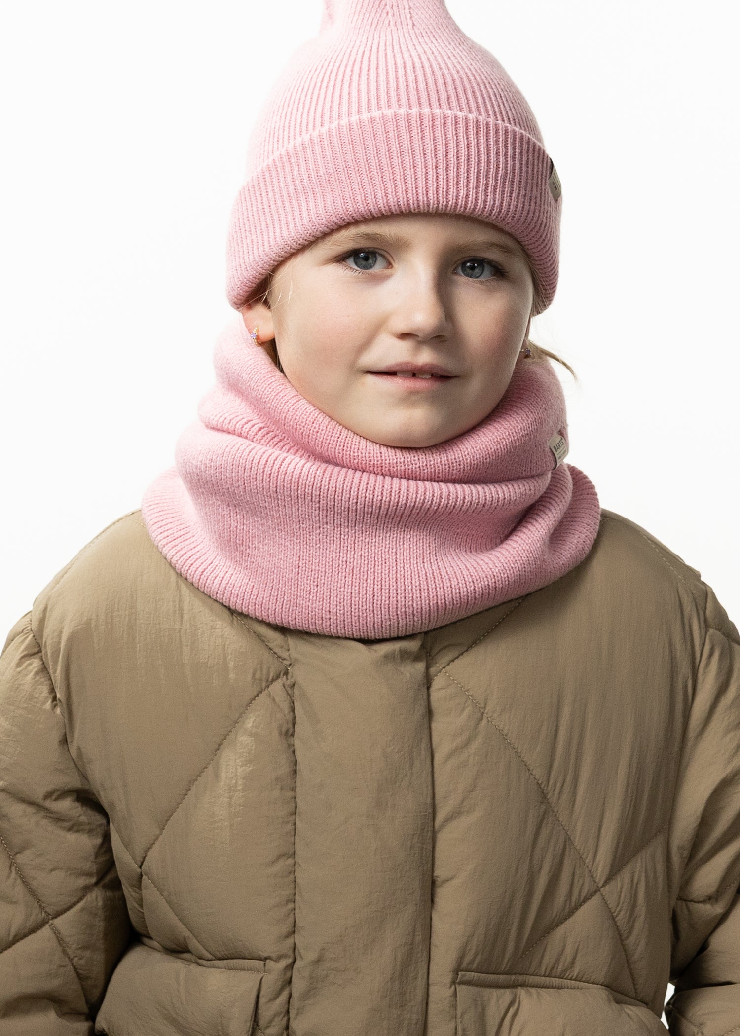 Kids Kinabalu Beanie Kids rose - Front