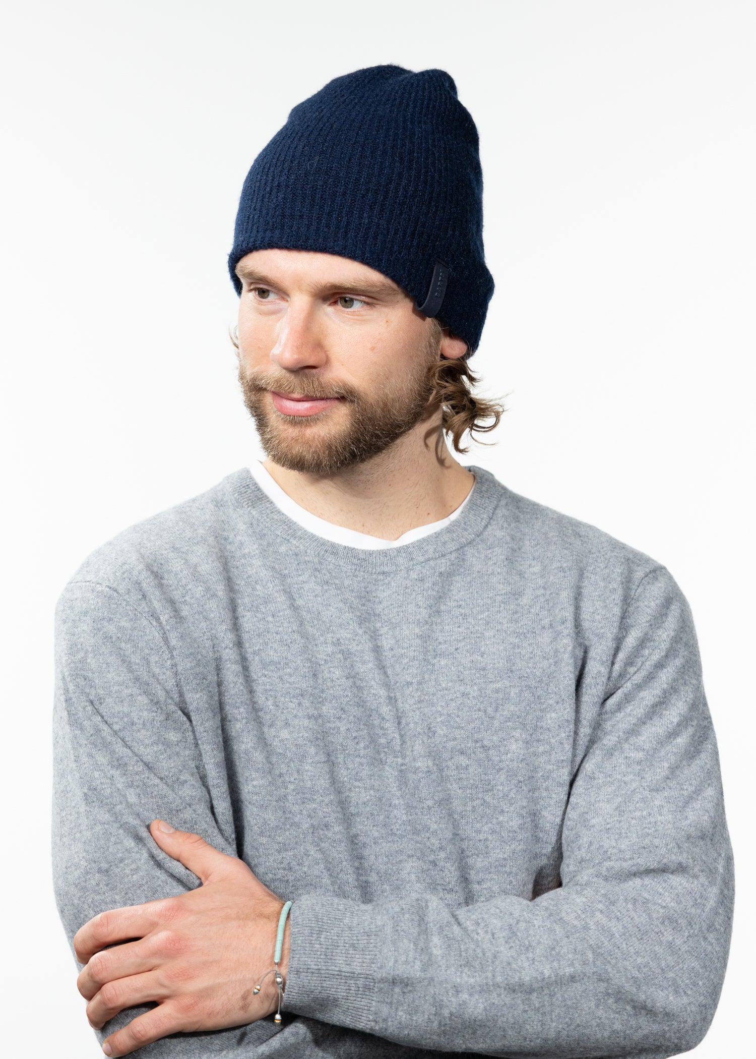 Men Rhodoz Beanie navy - Side