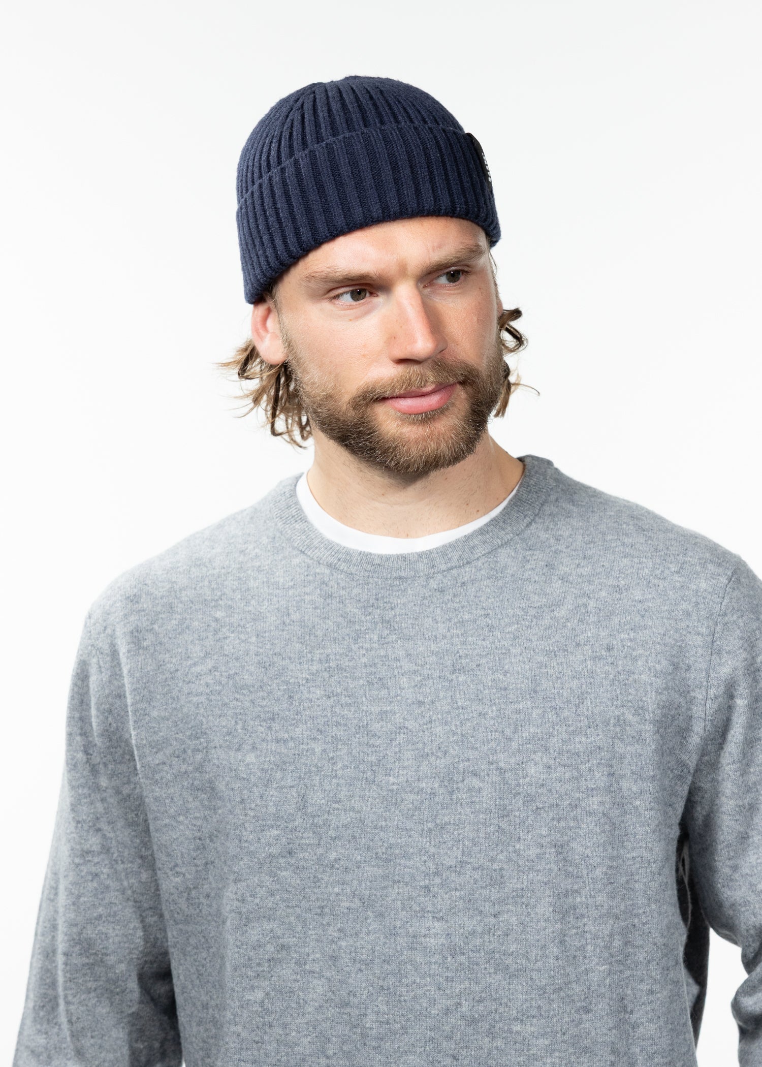 Unisex Sumter Beanie navy - Front