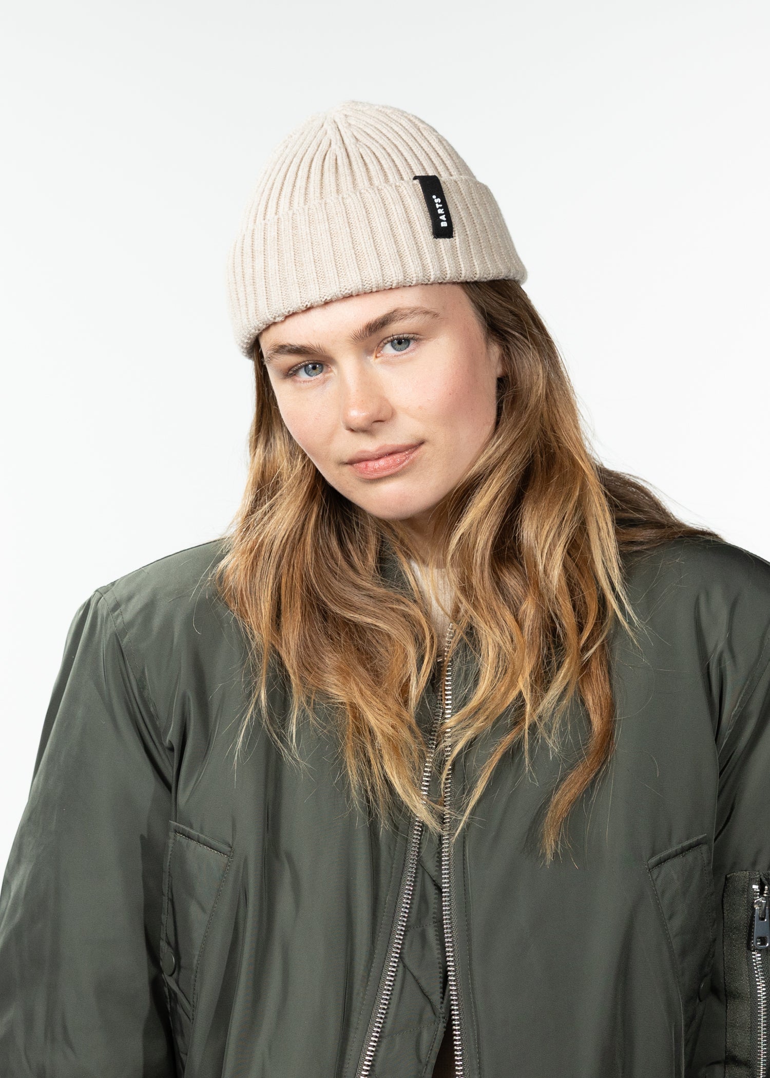 Unisex Sumter Beanie beige - Front
