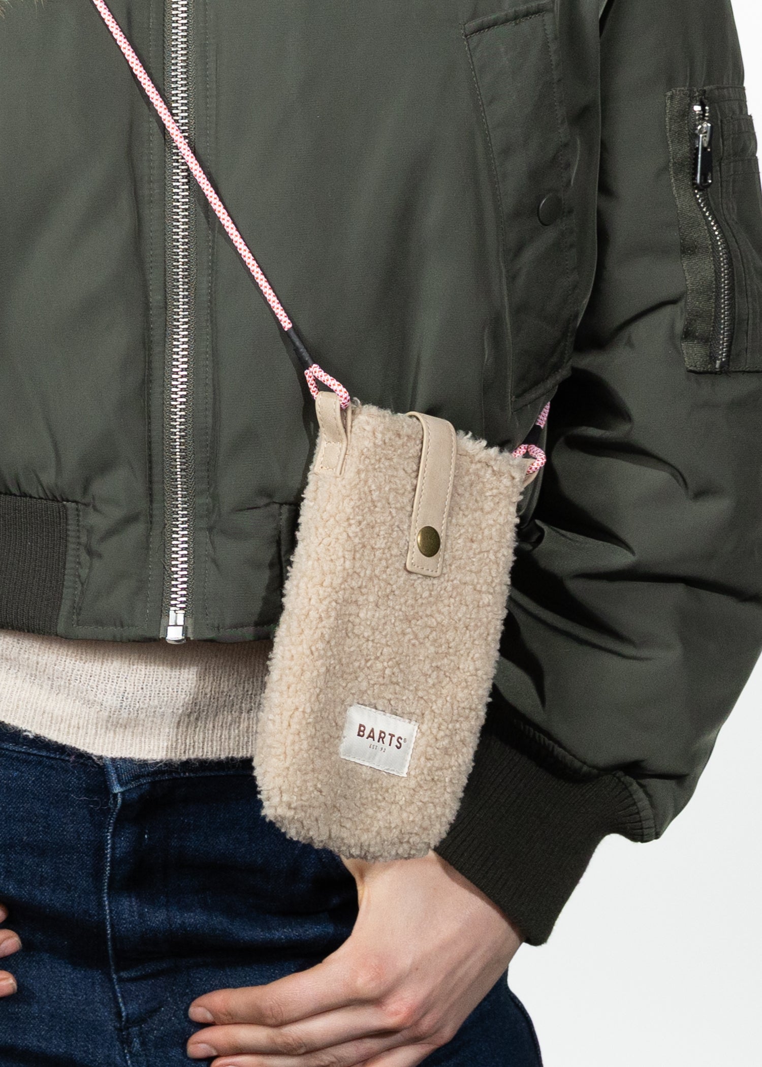 Bags Bugbane Phone Bag beige - Front