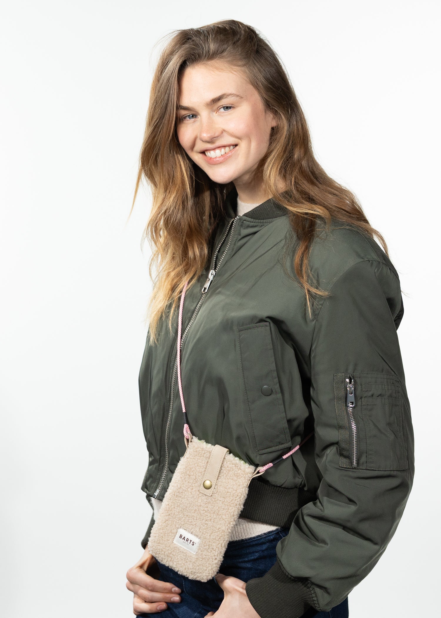 Bags Bugbane Phone Bag beige - Front