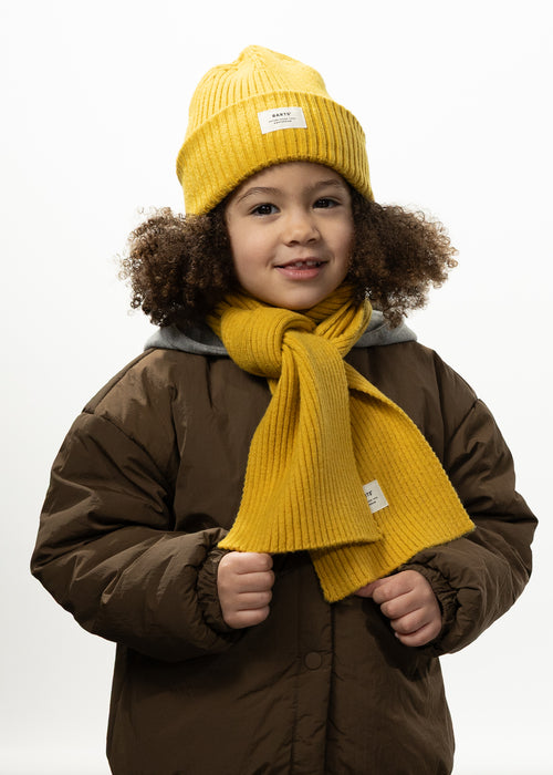 Kids Basalth Beanie yellow - Front