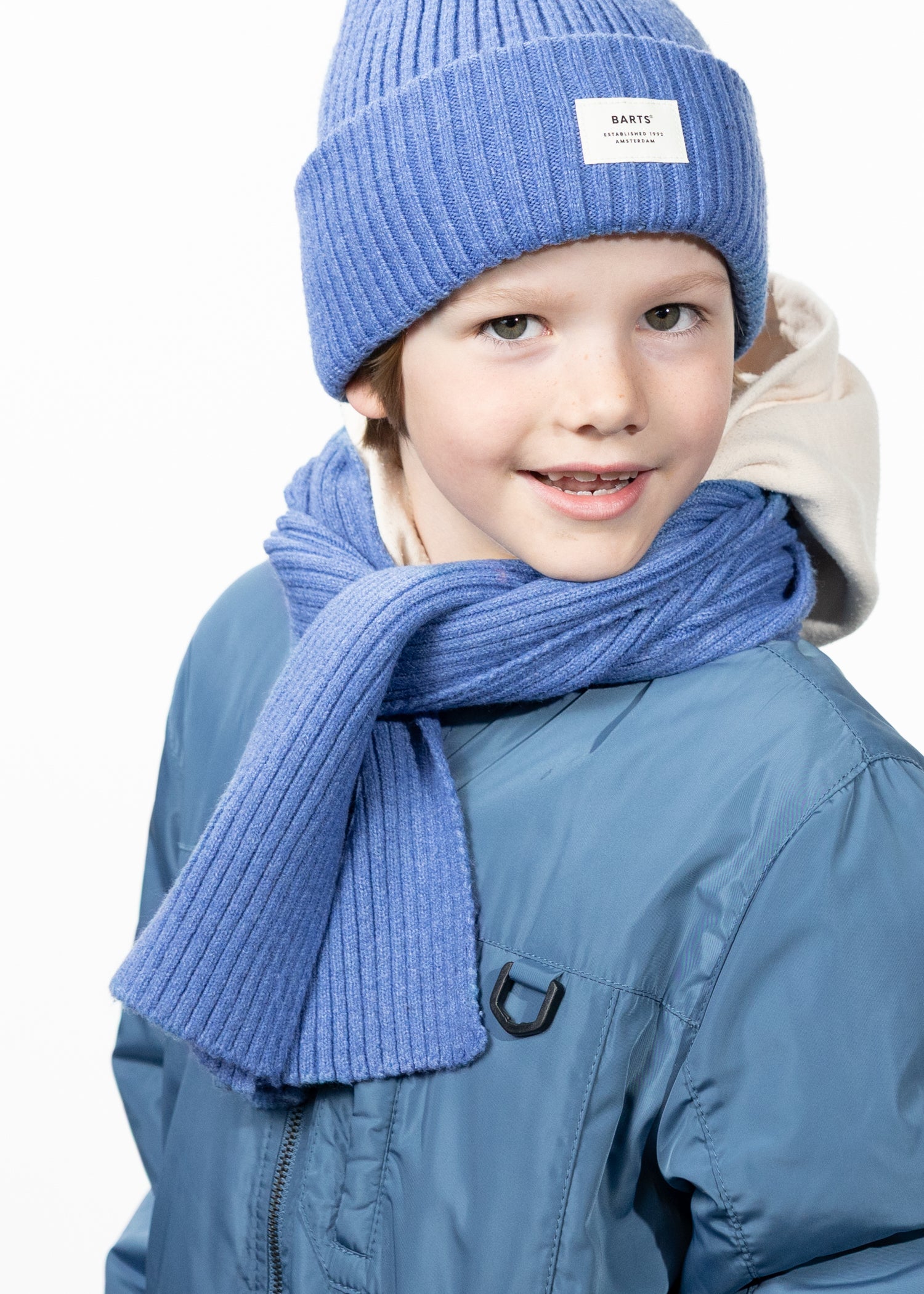 Kids Basalth Scarf blue - Side