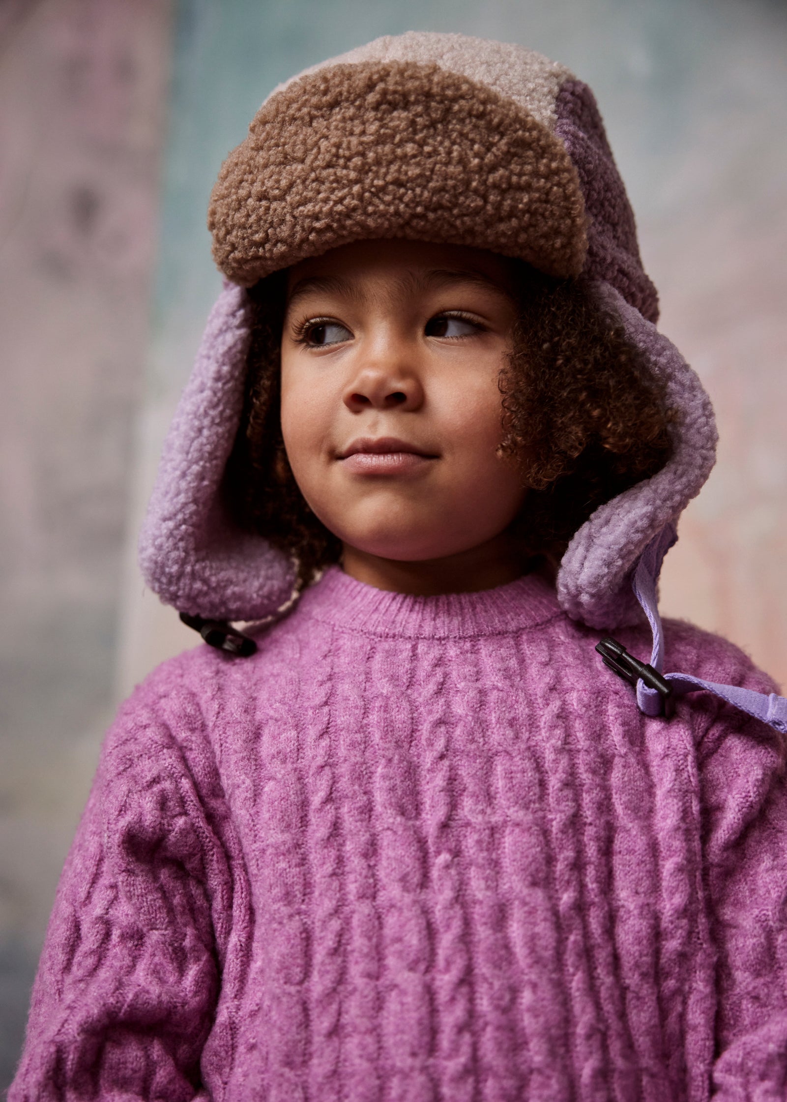 Kids Shonite Bomber lilac - Model