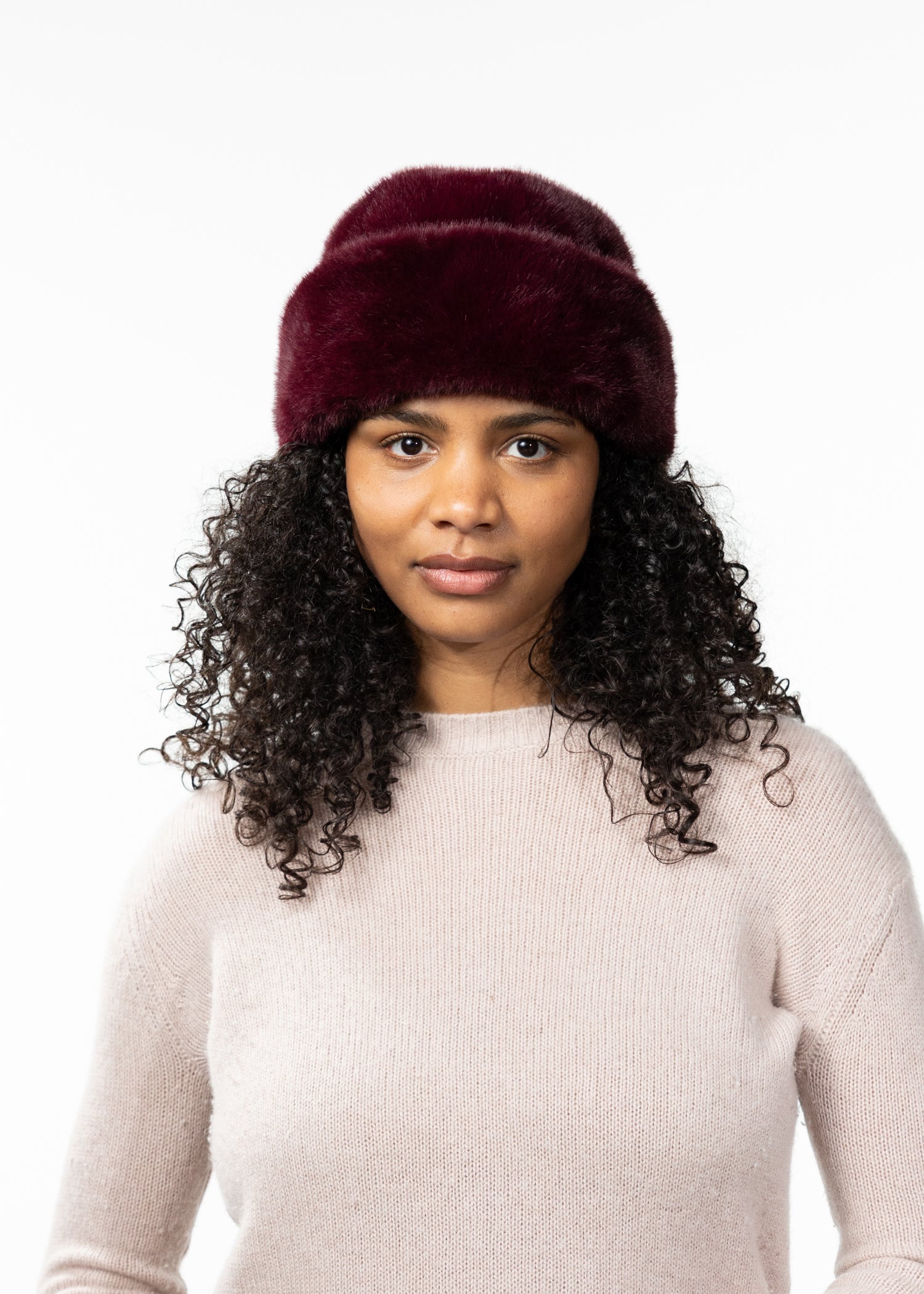 Women Cherrybush Hat aubergine - Front