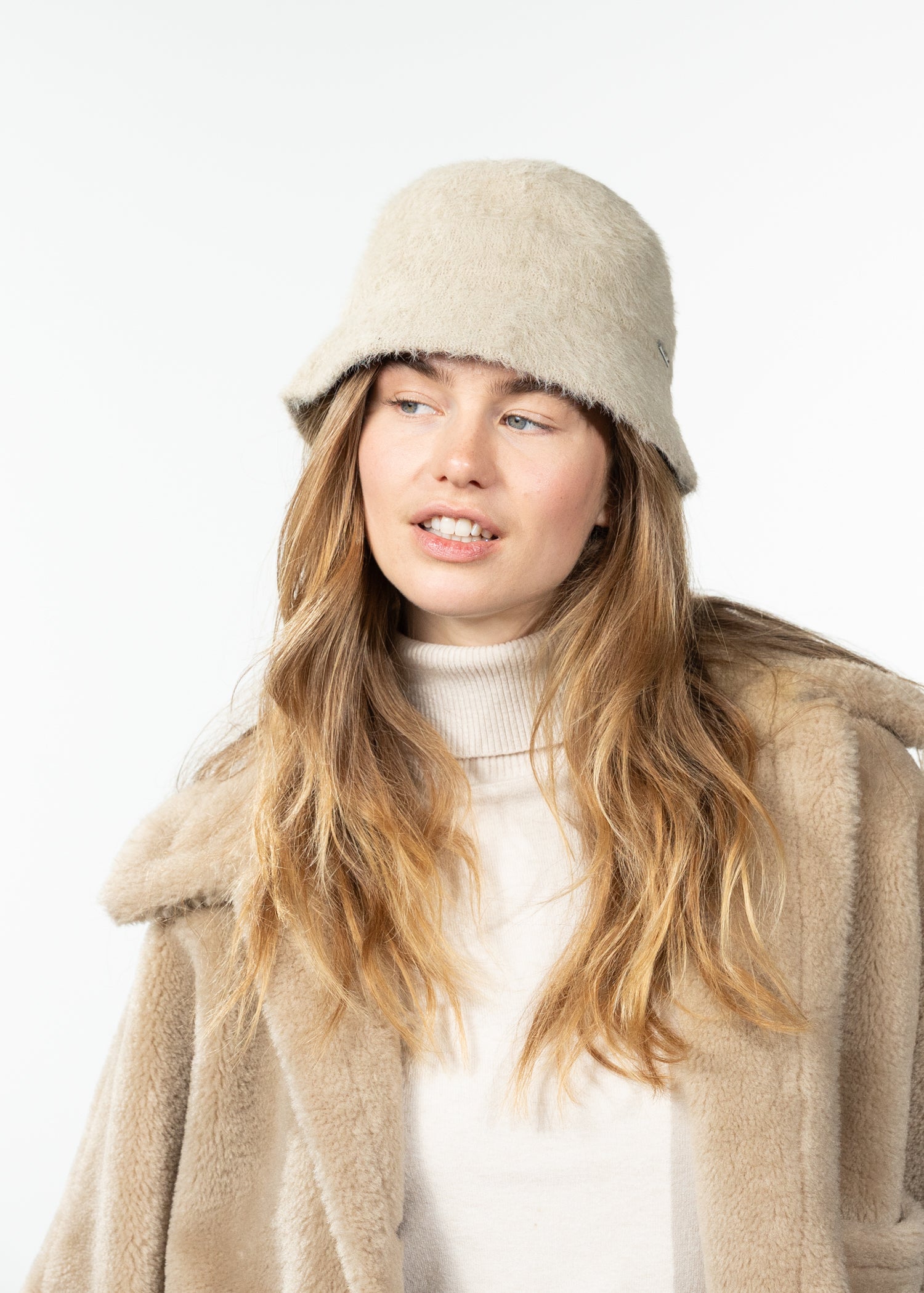 Women Lavatera Hat beige - Front