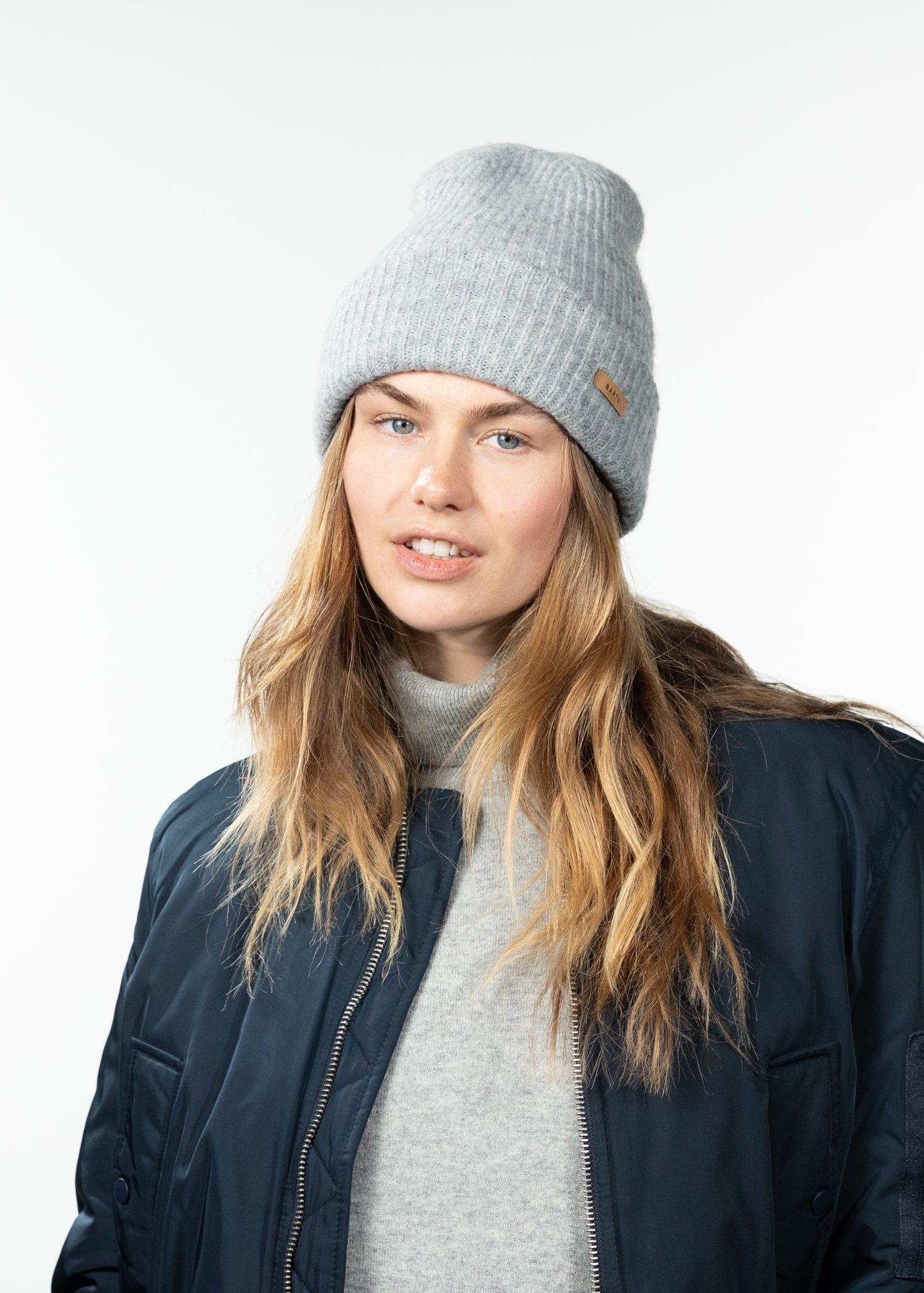 Women Witzia Beanie heather grey - Front