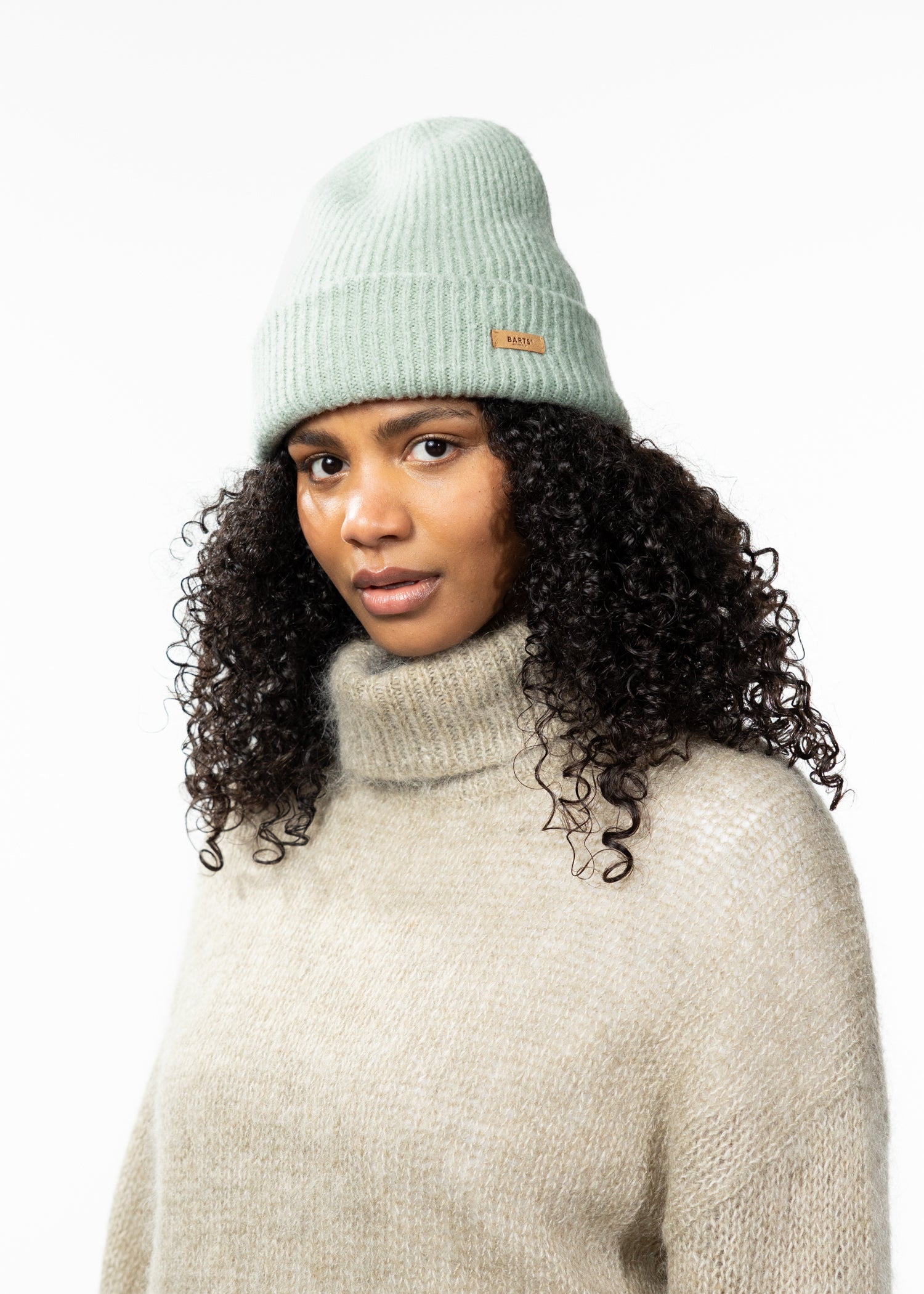 Women Witzia Beanie stone - Side