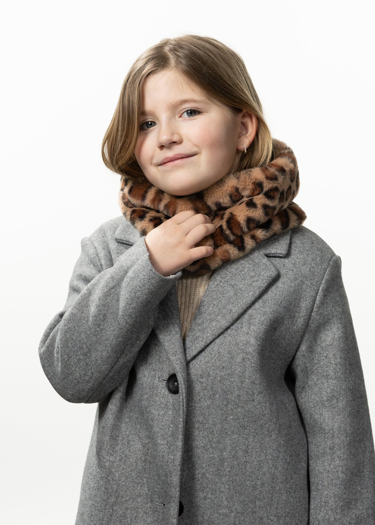 Kids Doozy Col print brown - Front