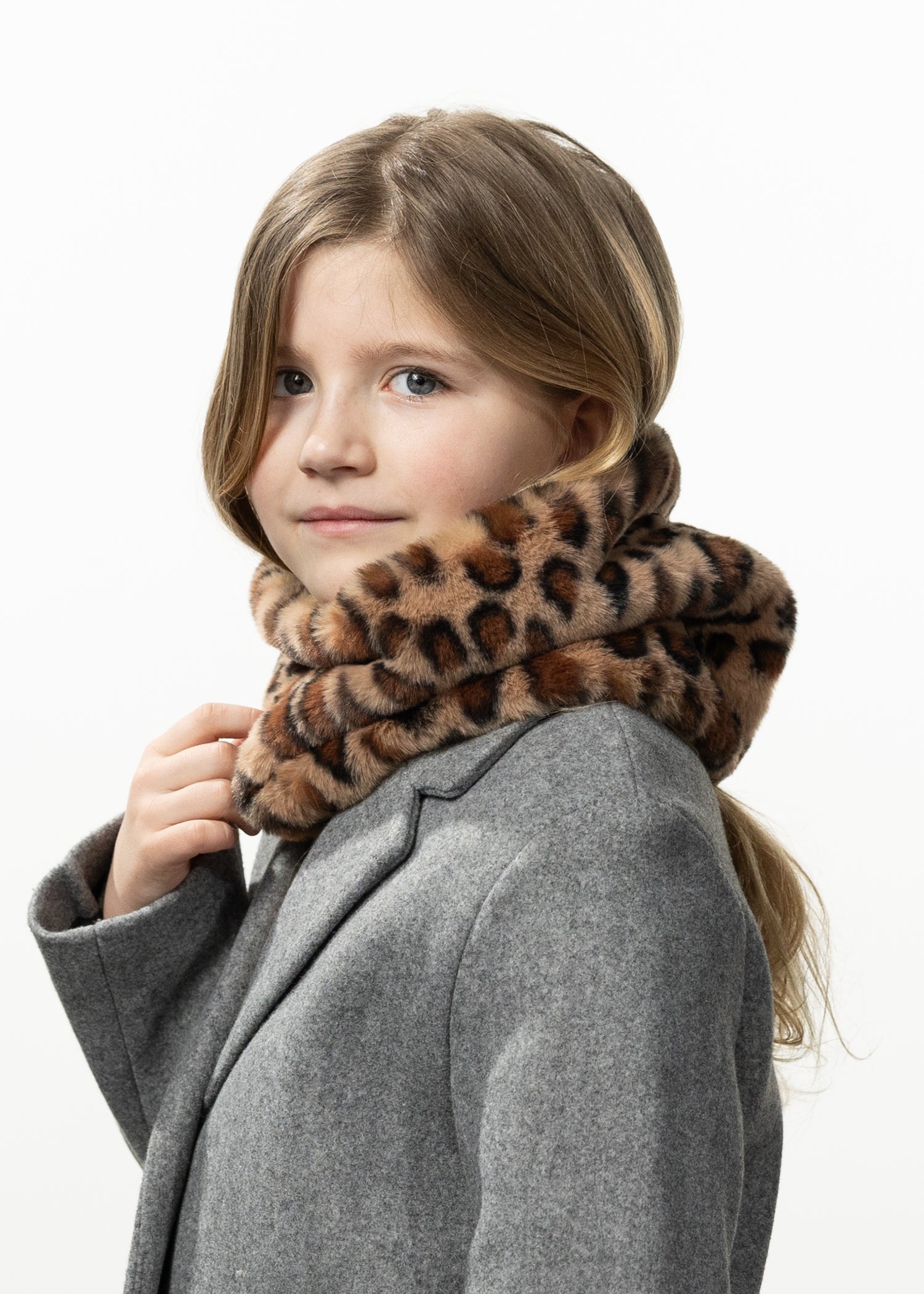 Kids Doozy Col print brown - Side