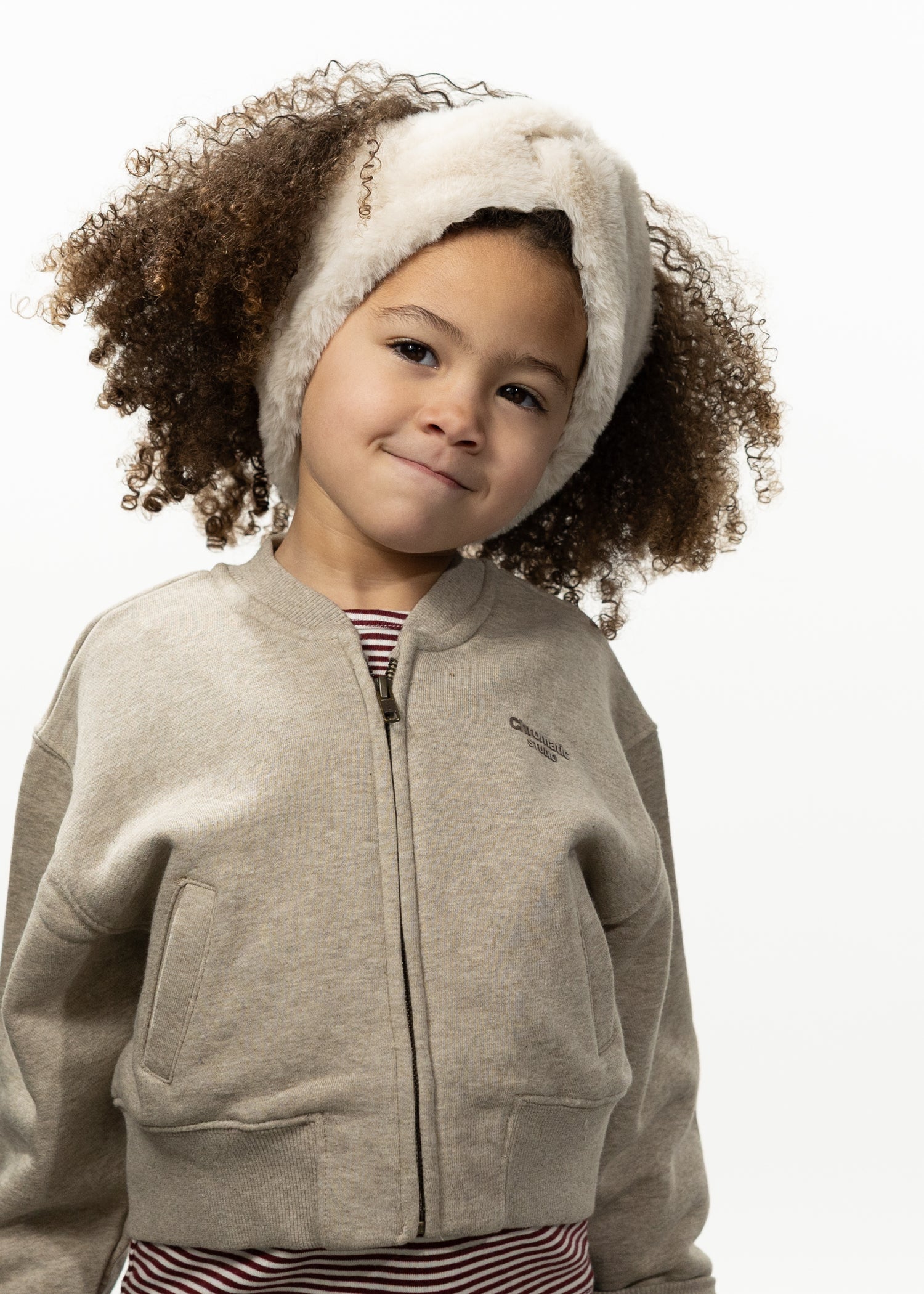 Kids Doozy Headband cream - Front