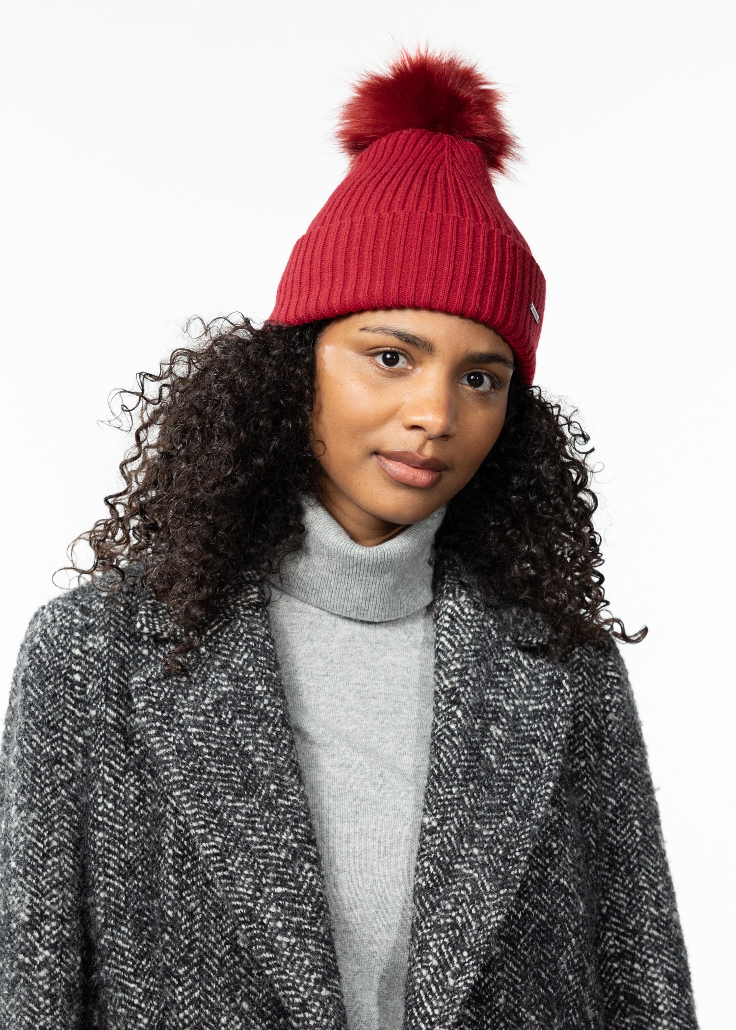 Women Kenzie Beanie red - Front
