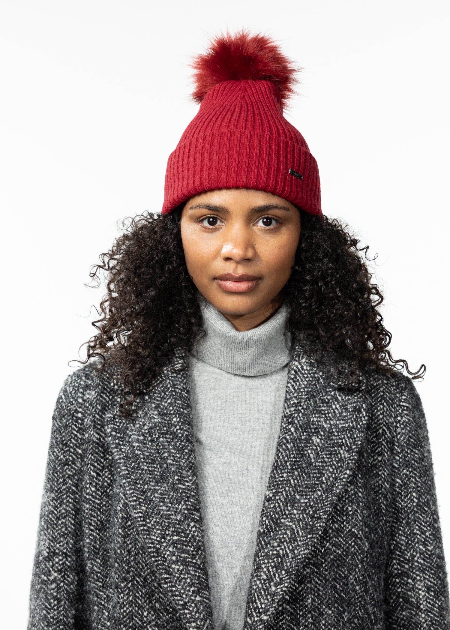 Women Kenzie Beanie red - Front