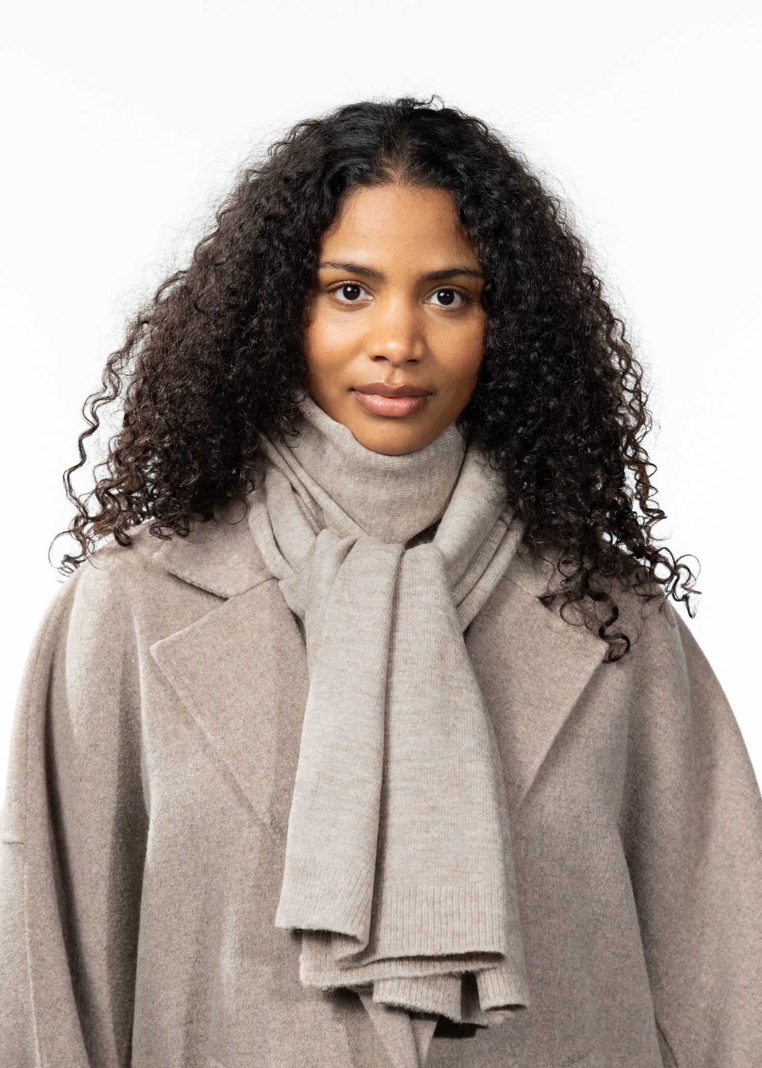 Women Witzia Scarf light brown - Front