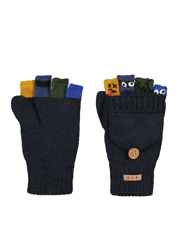 Kids Puppeteer Bumgloves navy