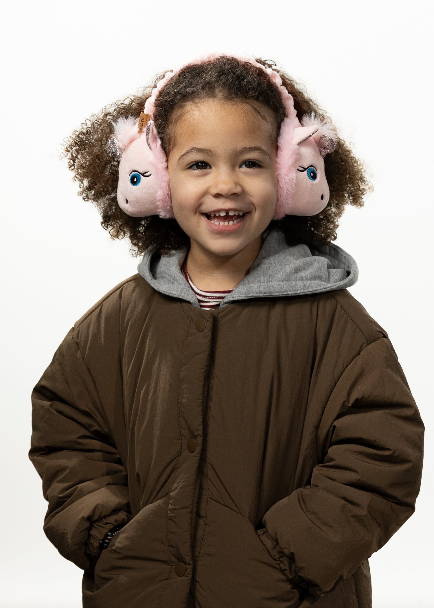 Kids Unicorna Earmuffs pink - Front