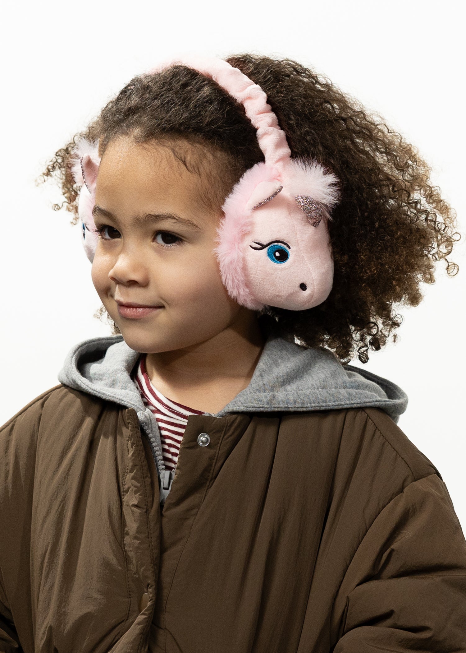 Kids Unicorna Earmuffs pink - Side