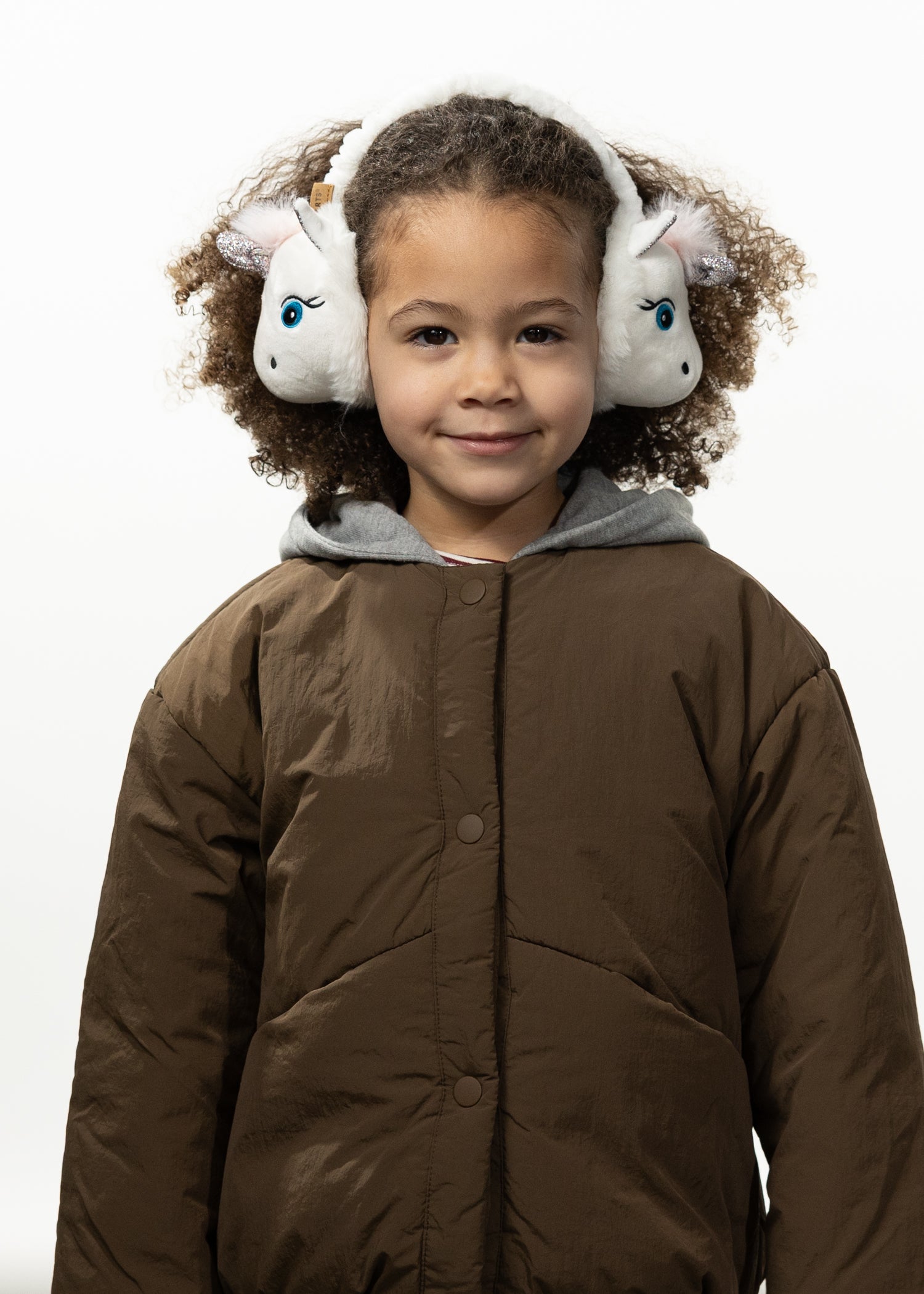 Kids Unicorna Earmuffs white - Front